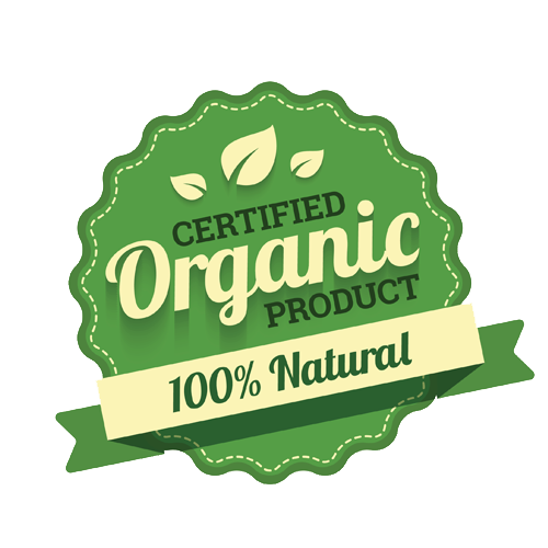 certified organic product 100% natural