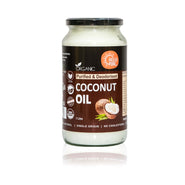shan Organic Purified and Deodorised Coconut Oil (RBD) - 1 L