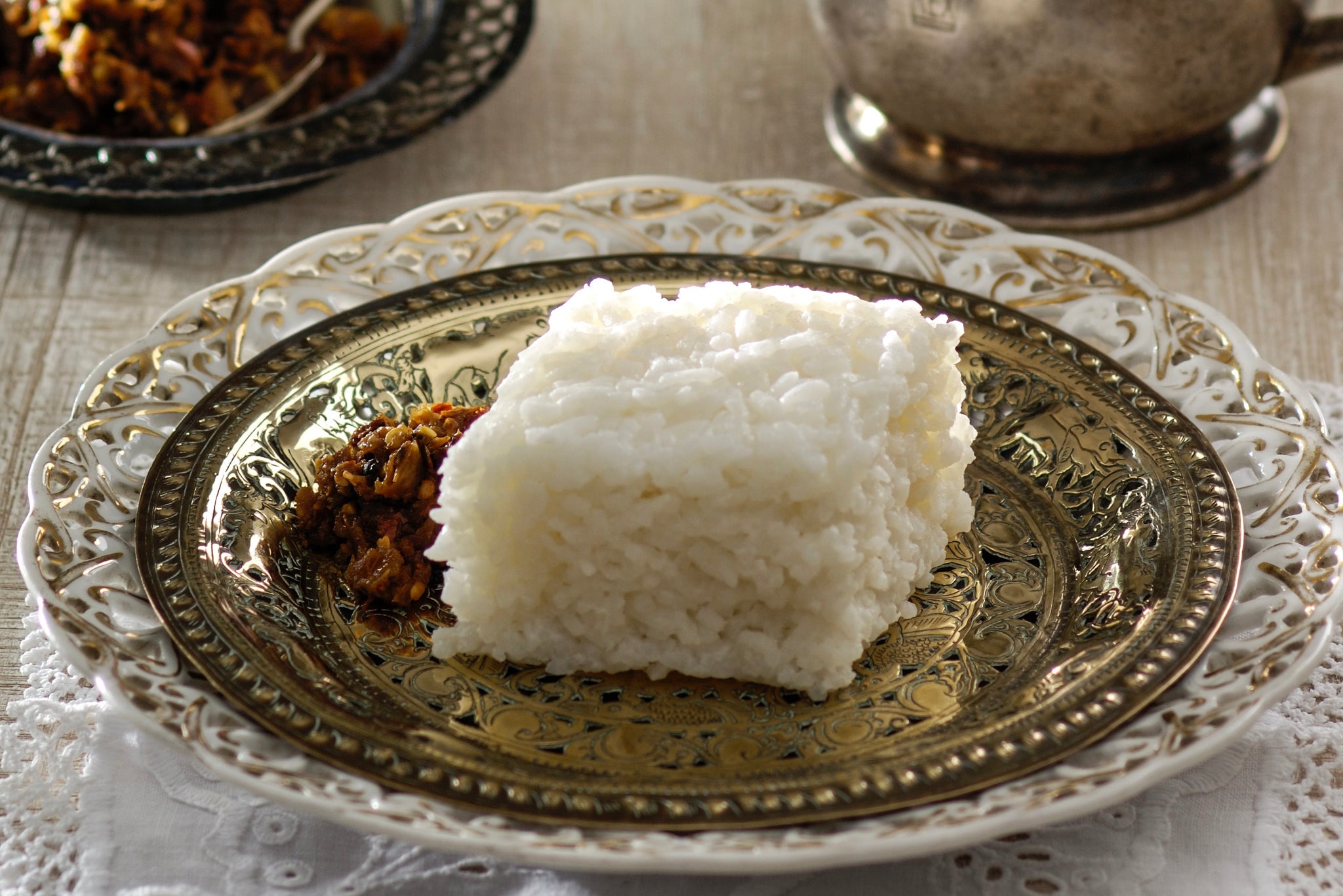 Batha Rice Kiri Bath (Coconut Milk Rice) - Hello Pure