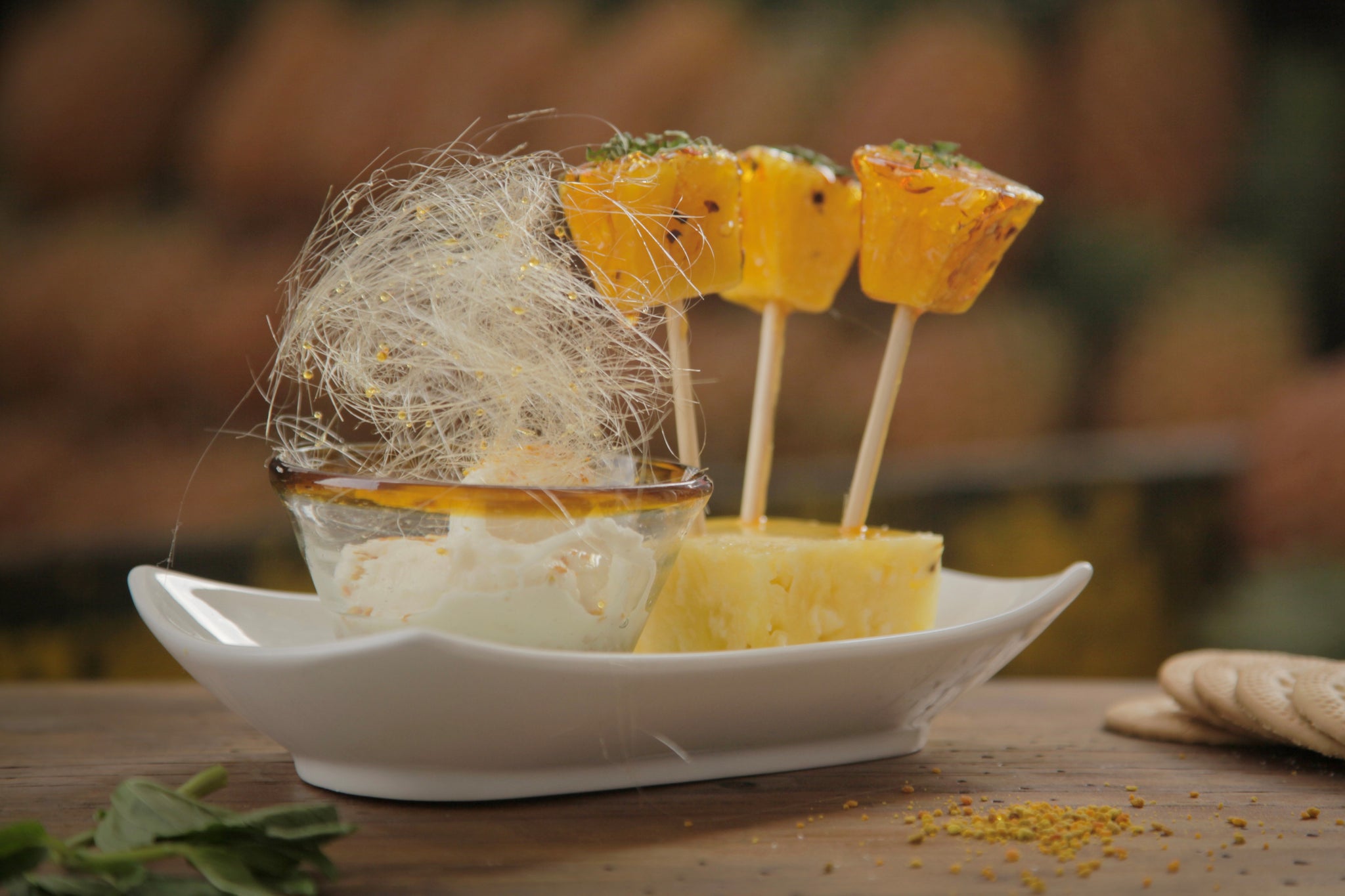 Hello pure – Peter Kuruvita’s Coconut Ice- cream with Chilli Caramel Pineapple