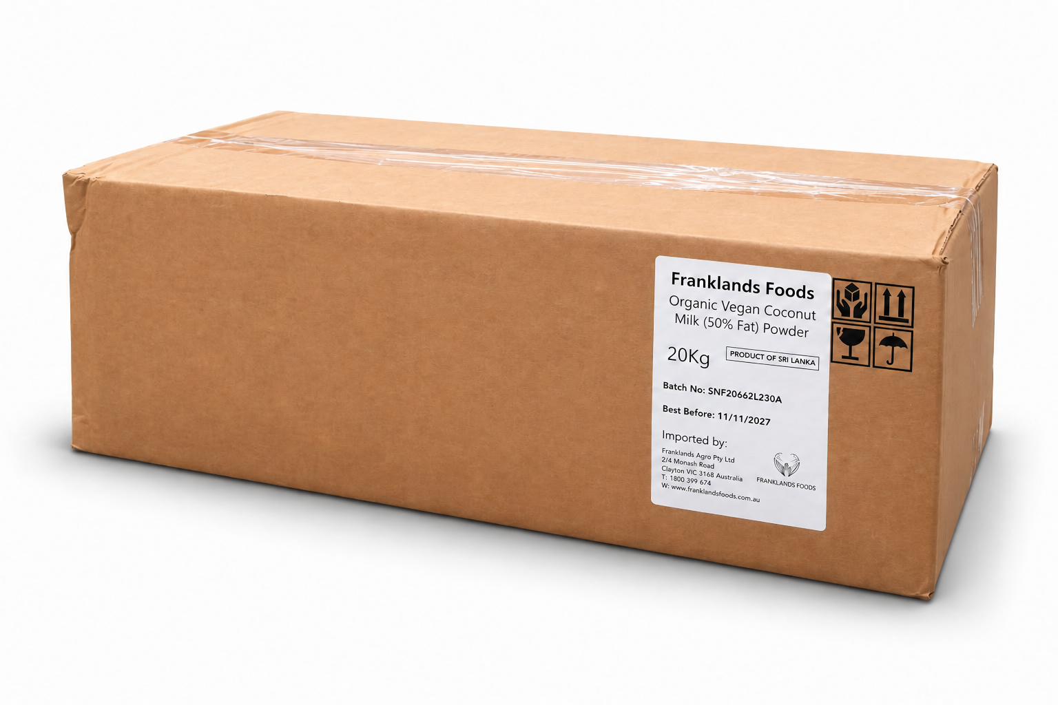 shan Organic Vegan Coconut Milk Powder -20KG