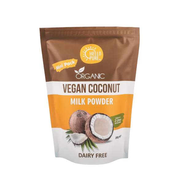 Organic Vegan Coconut Milk Powder Mini Pack -200G - Hello Pure